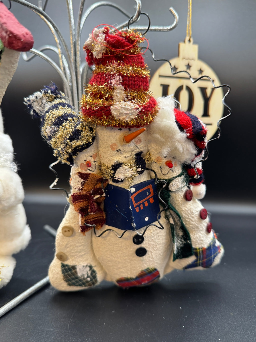 White & Red Asst. Ornament Lot