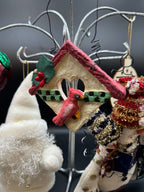 White & Red Asst. Ornament Lot