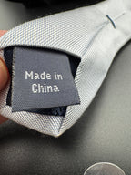 Classic Black & Light Blue Tommy Hilfiger Necktie