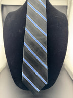 Classic Black & Light Blue Tommy Hilfiger Necktie