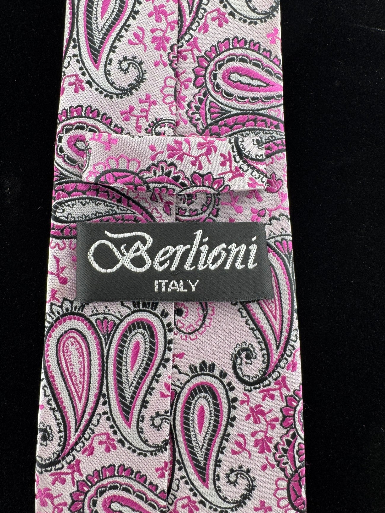 Vintage Berlioni Italy Necktie