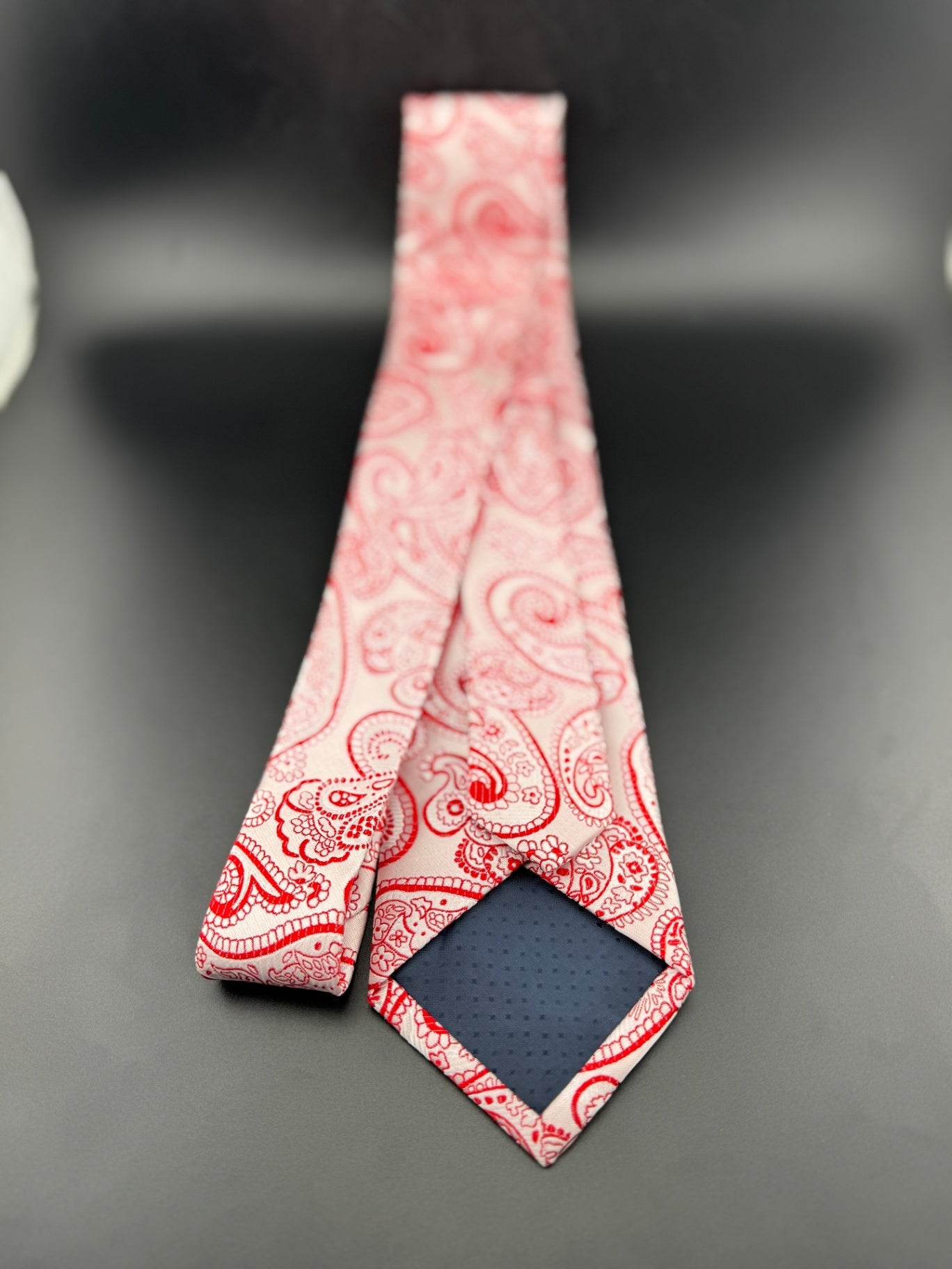 Pink & Red Paisley Necktie