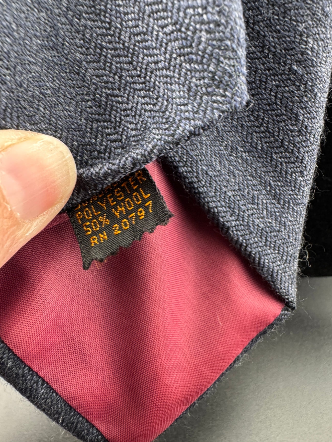 Vintage Esquire Wool Blend Necktie