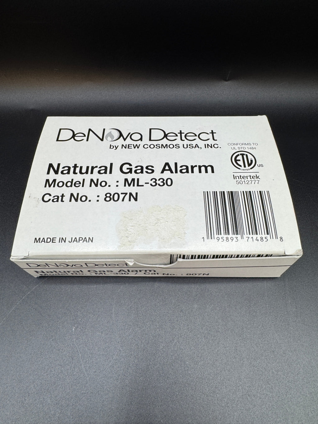 DeNova ML-330 Natural Gas Alarm