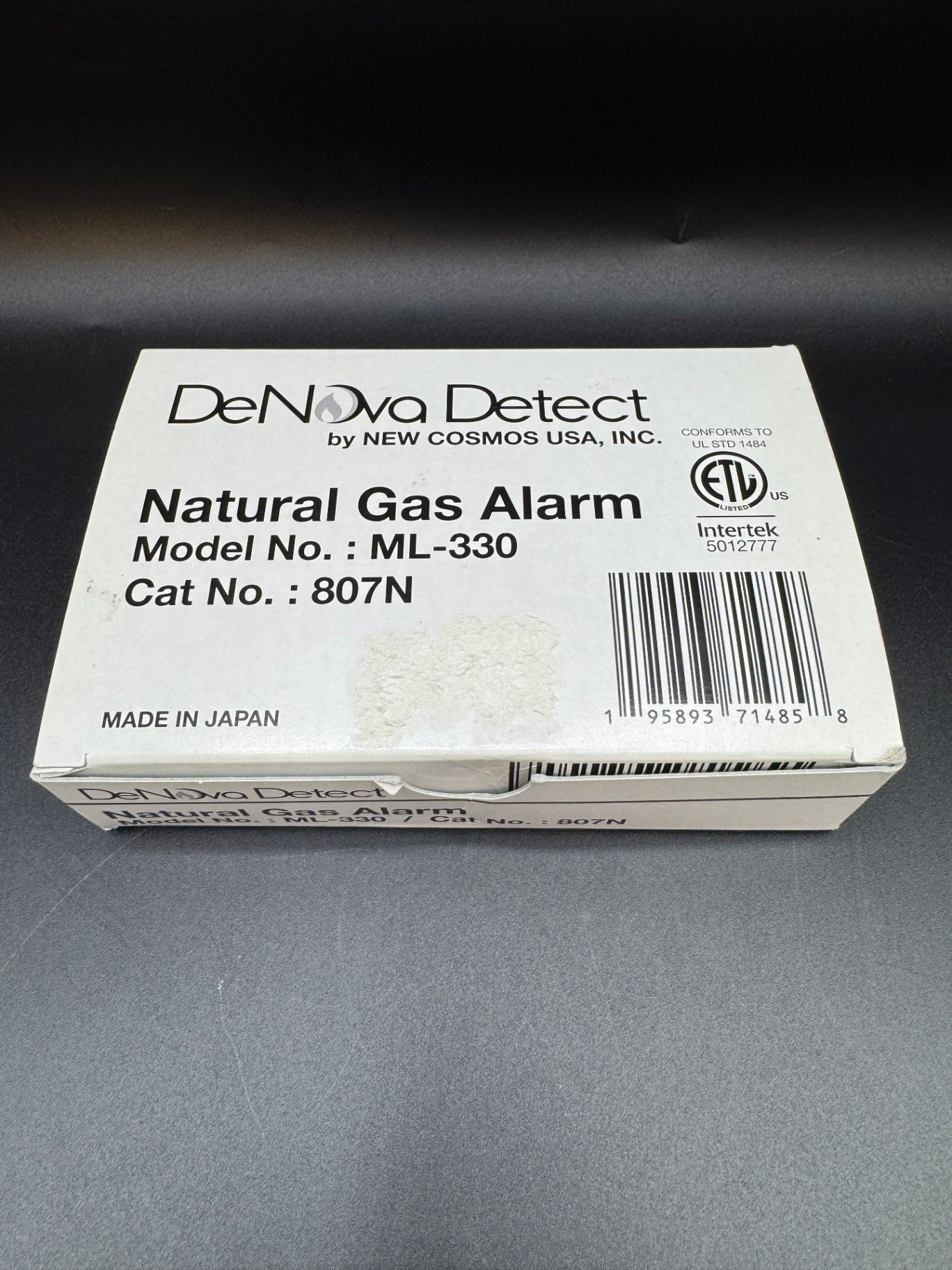 DeNova ML-330 Natural Gas Alarm
