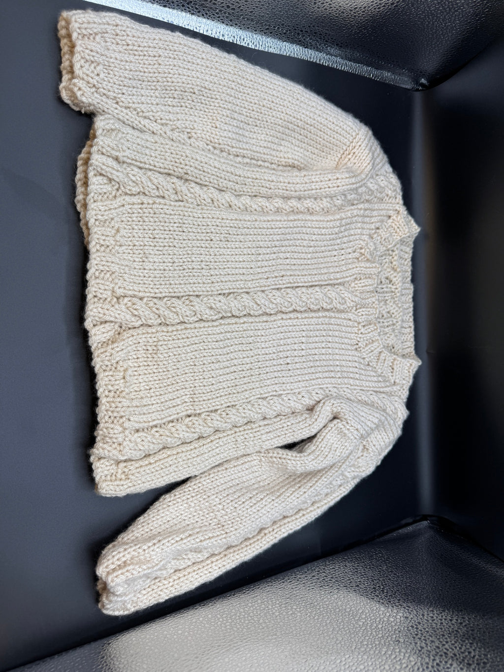 Handmade Irish Knit Baby Sweater