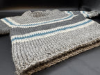 Handmade Gray & Blue Baby Sweater