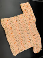 Handmade Peach Baby Sweater & Blanket S