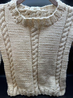Handmade Irish Knit Baby Sweater