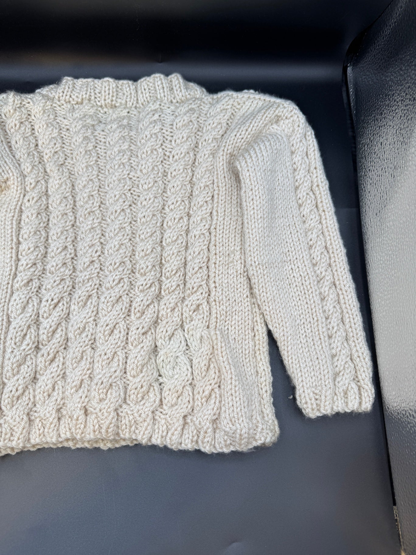 Handmade Irish Knit Baby Sweater