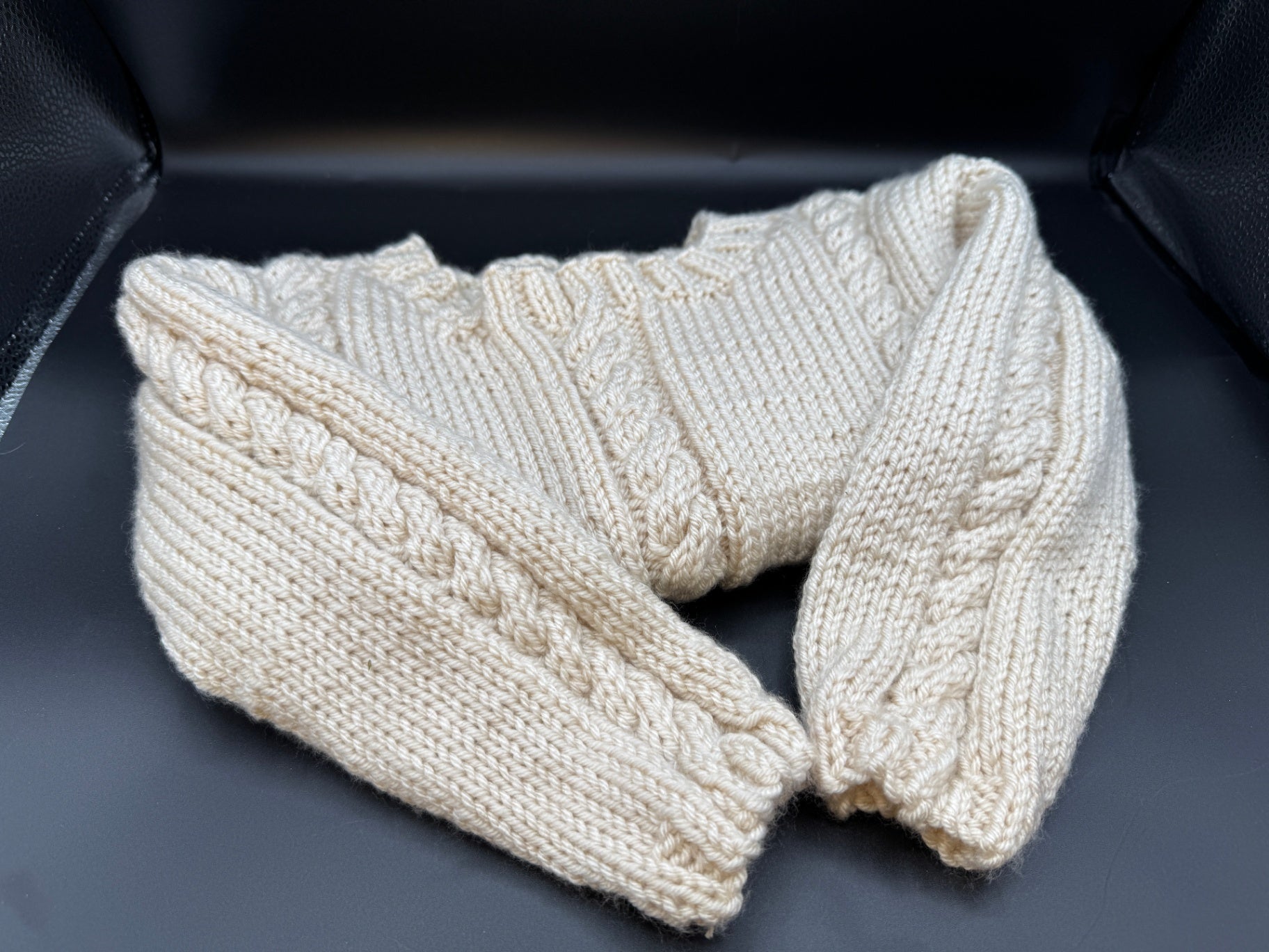 Handmade Irish Knit Baby Sweater