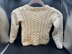 Handmade Irish Knit Baby Sweater