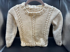Handmade Irish Knit Baby Sweater