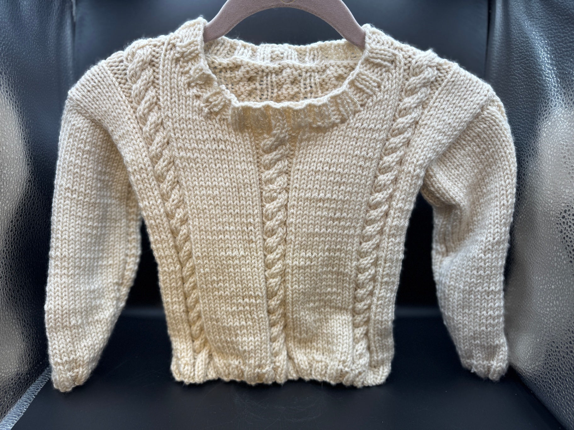 Handmade Irish Knit Baby Sweater
