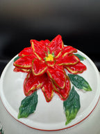BICO Poinsettia Cookie Jar
