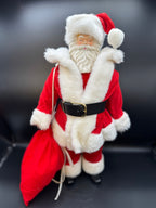 VTG Porcelain Soft Body Santa