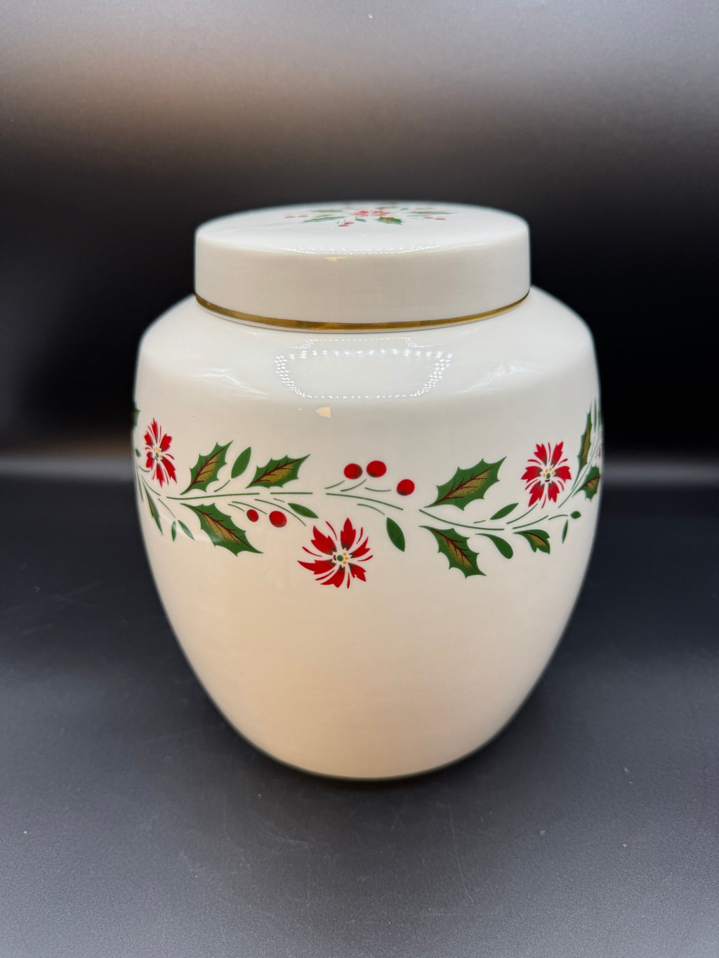 Royal Daulton Holly Cookie Jar