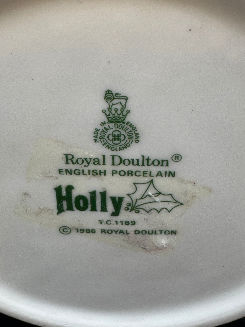 Royal Daulton Holly Cookie Jar