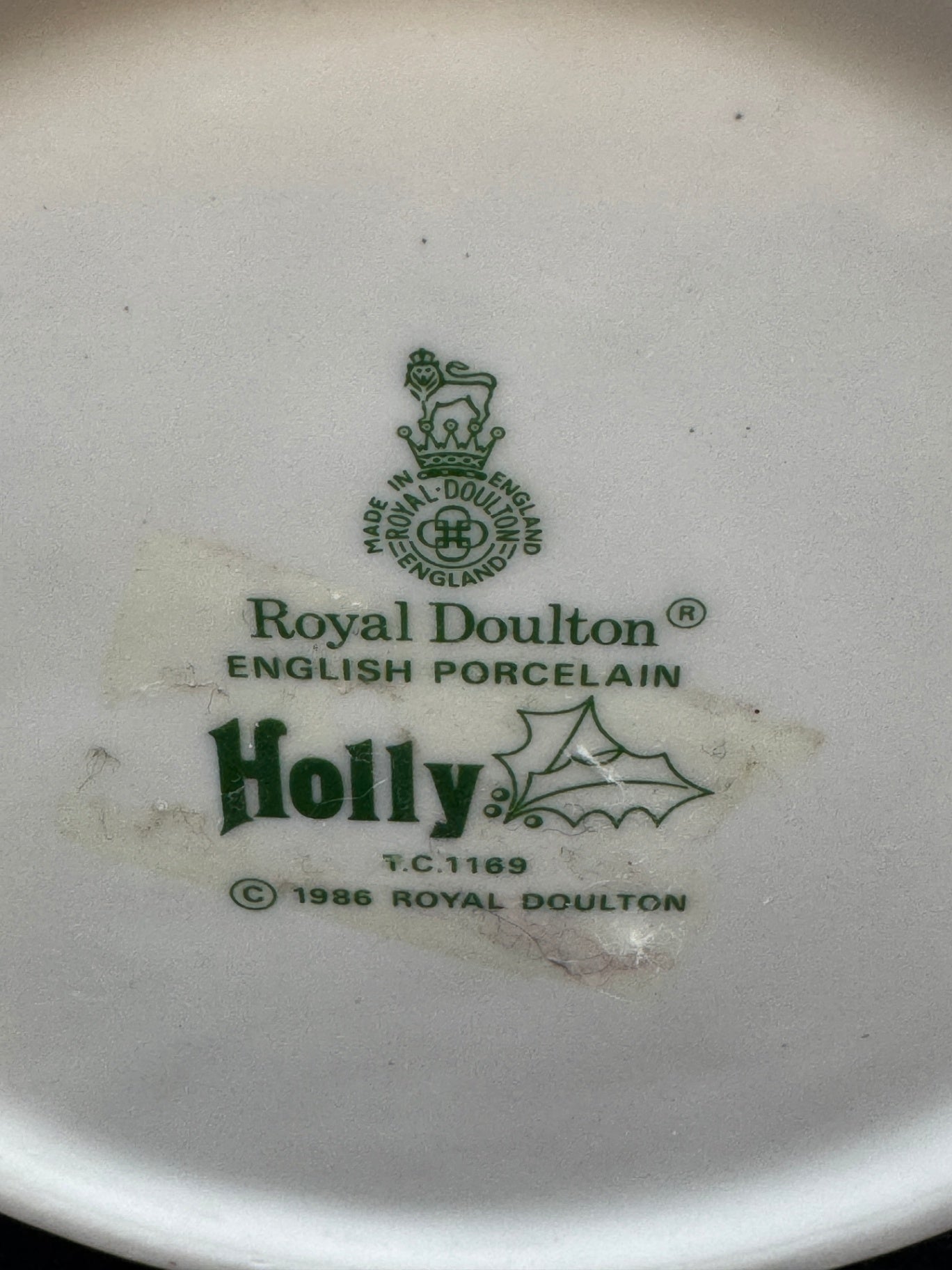 Royal Daulton Holly Cookie Jar