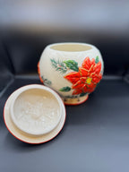 BICO Poinsettia Cookie Jar