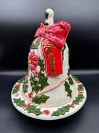 Ceramic Holly Bell & Bowl