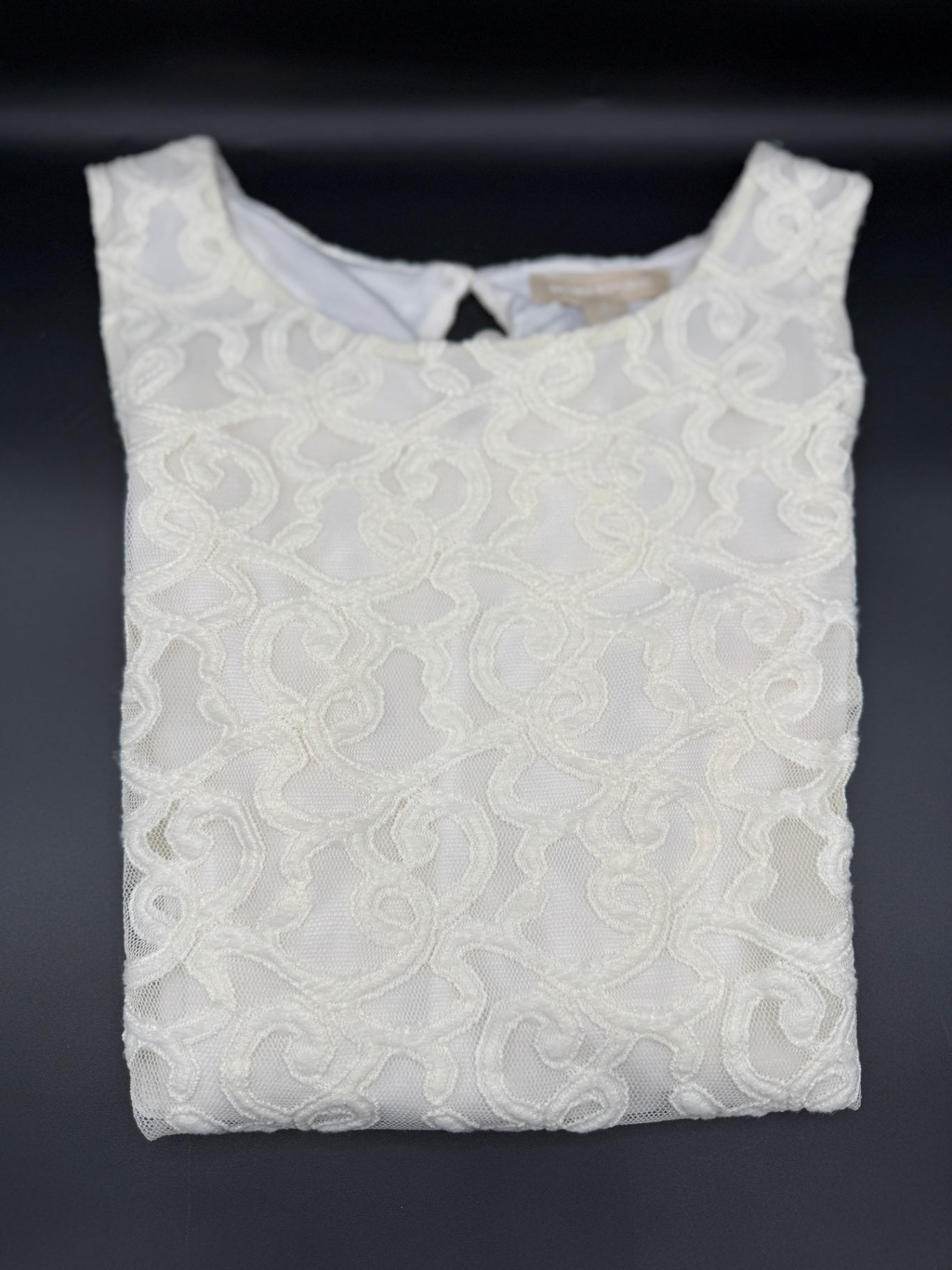 Banana Republic Ivory Lace Tank Top