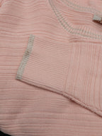 LOFT Peach Striped Sweater