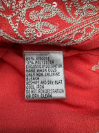 Talbots Embroidered Coral Sweater