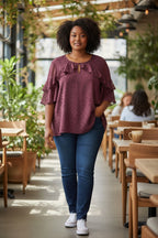 Lane Bryant Sheer Cheetah Print Blouse