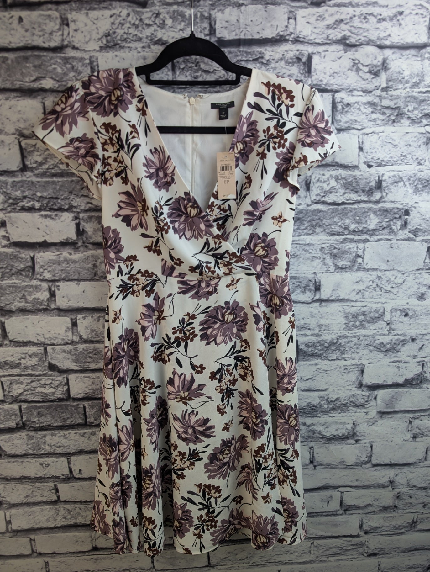 Ann Taylor Factory Mauve Floral Dress