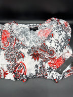 AB Studio Layered Paisley Print Shirt