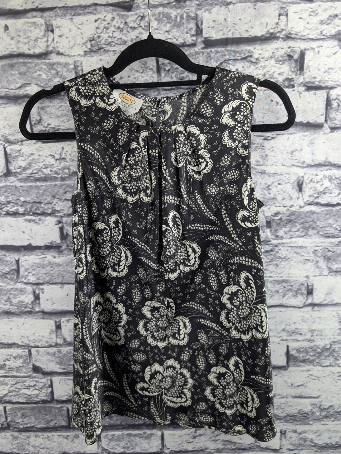 Talbot's Silk Floral Sleeveless Blouse