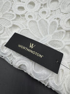 Worthington White Lace Dress