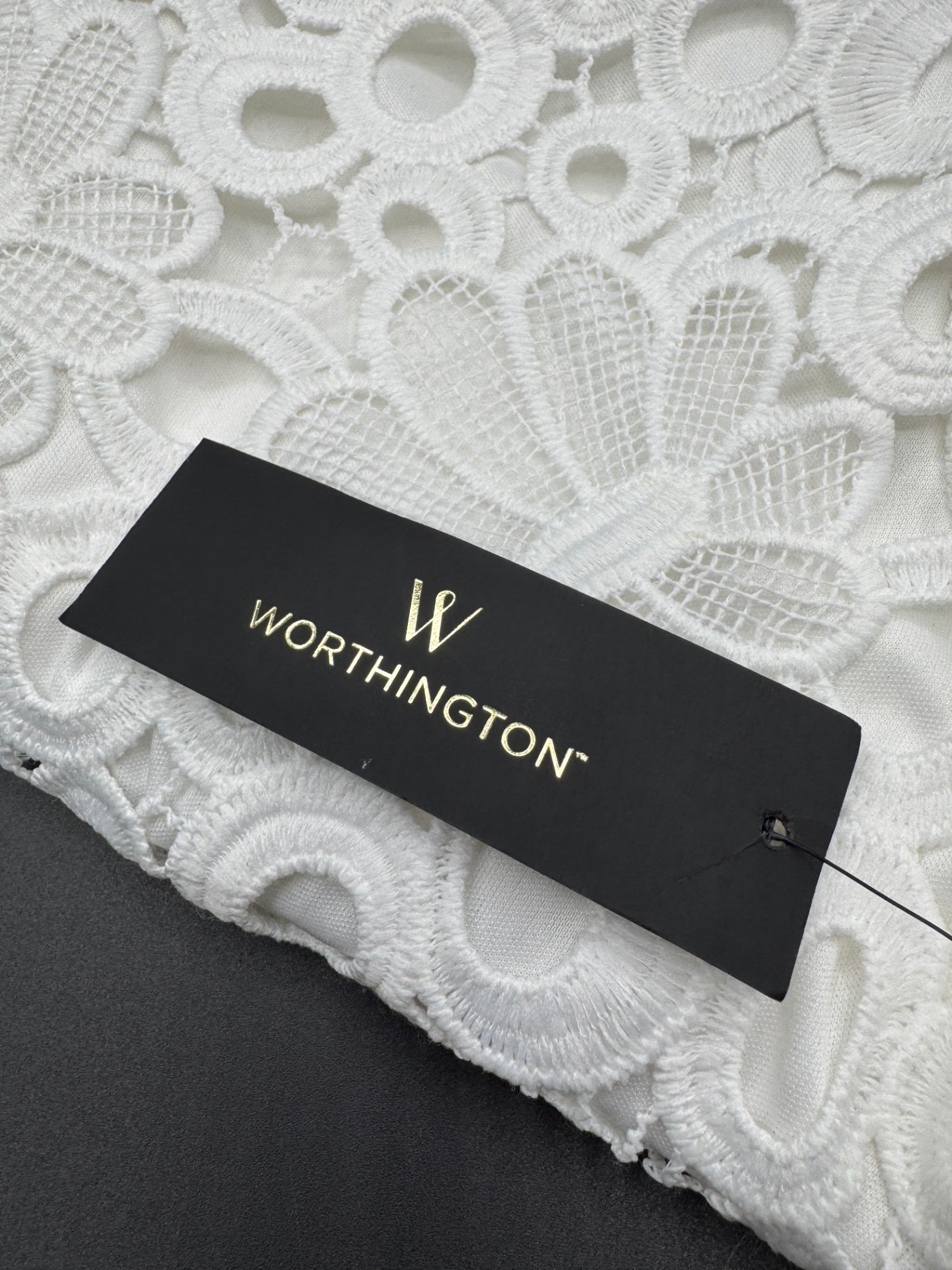 Worthington White Lace Dress