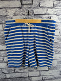 Talbots Blue Striped Terry Cloth Shorts