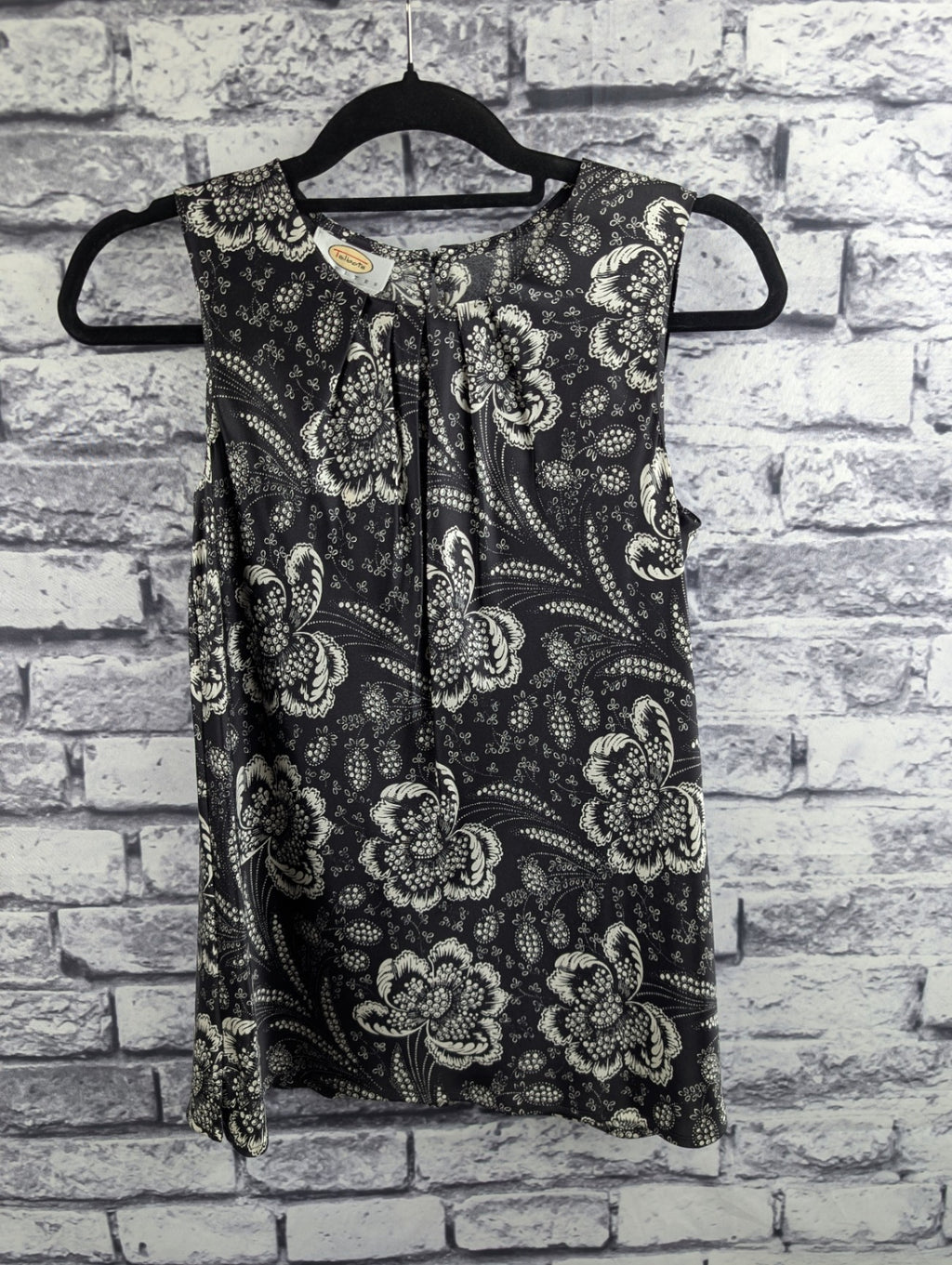 Talbot's Silk Floral Sleeveless Blouse