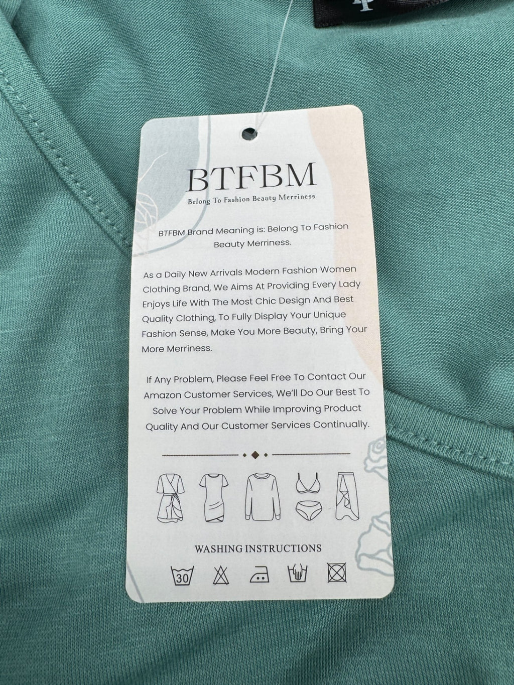 BTFBM Teal T-Shirt Dress