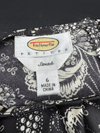 Talbot's Silk Floral Sleeveless Blouse