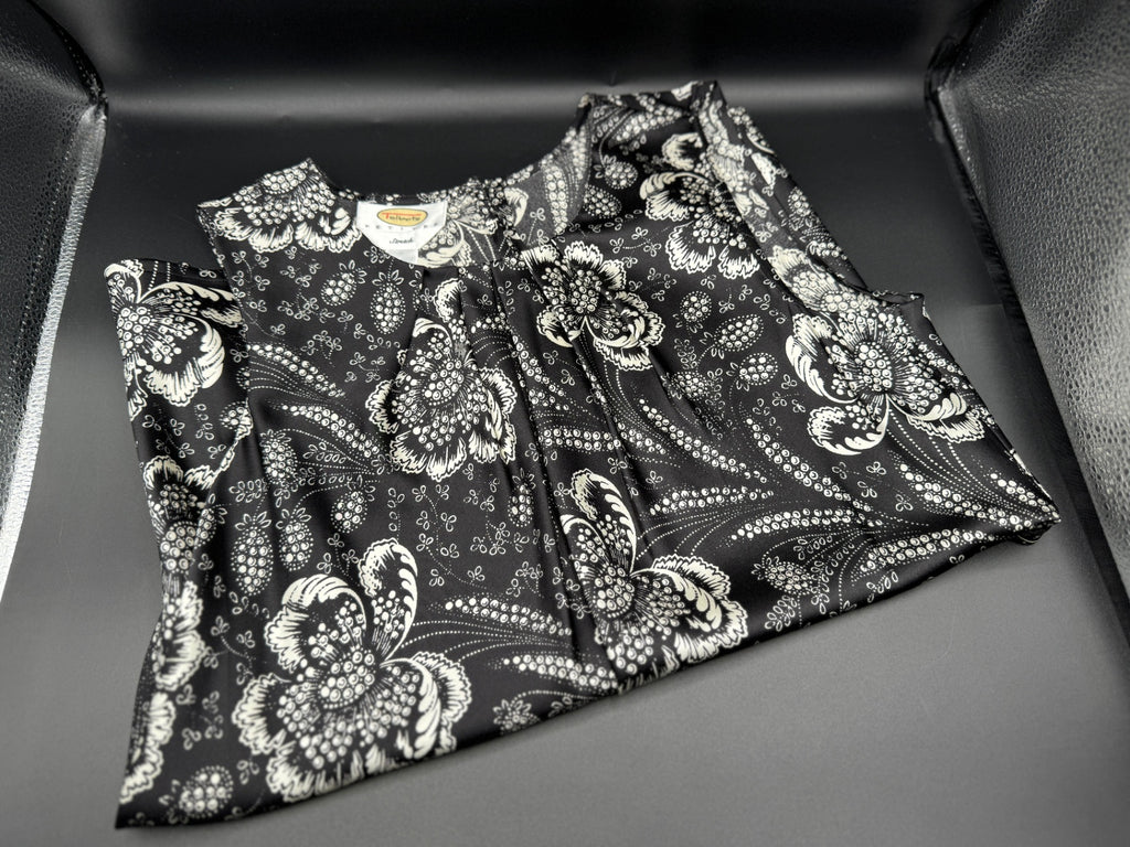 Talbot's Silk Floral Sleeveless Blouse