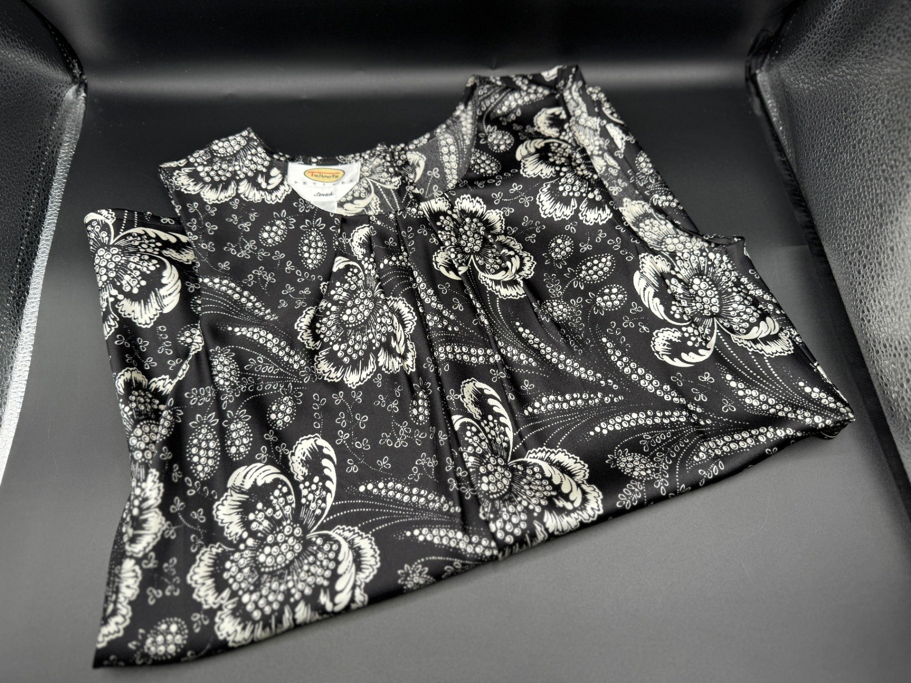 Talbot's Silk Floral Sleeveless Blouse