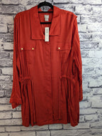 Chico's Orange Snakeskin Tunic