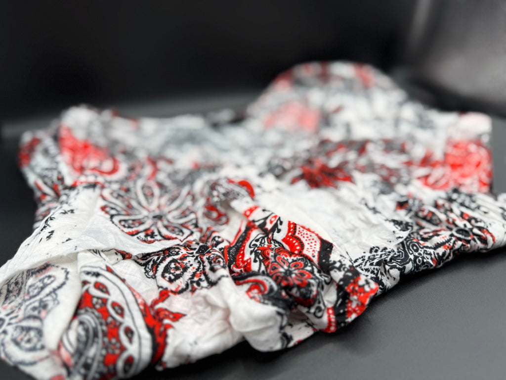 AB Studio Layered Paisley Print Shirt