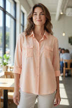 Taylor Marcs The Stretch Shirt, Peach
