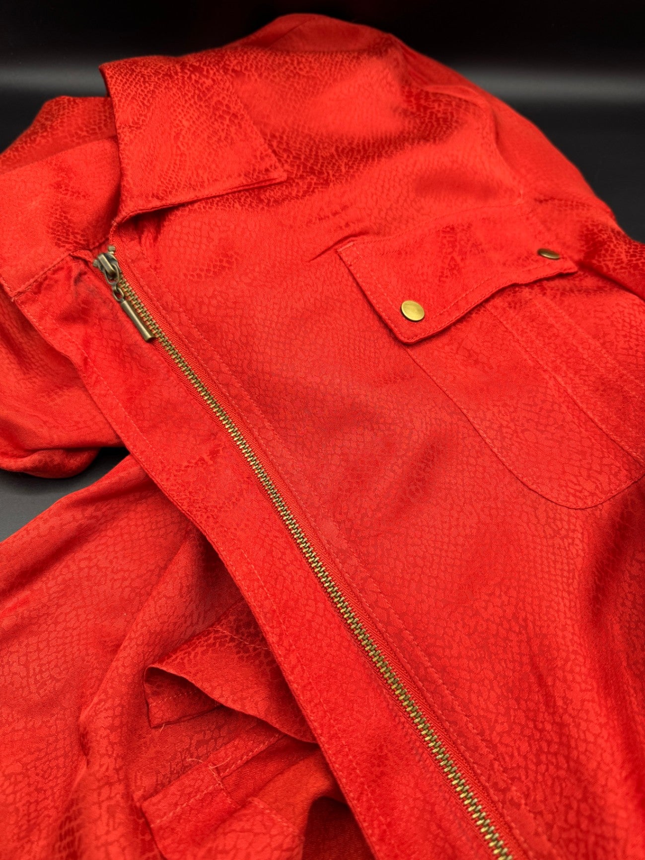 Chico's Orange Snakeskin Tunic