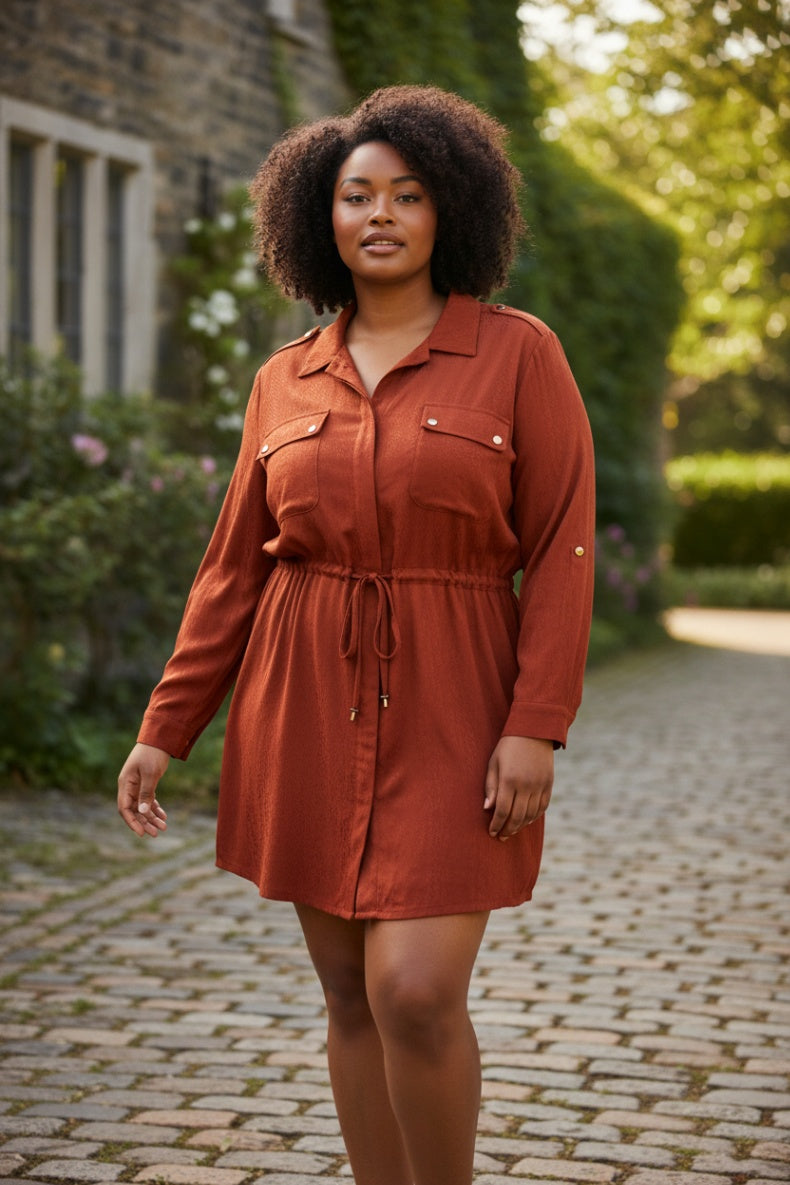 Chico's Orange Snakeskin Tunic