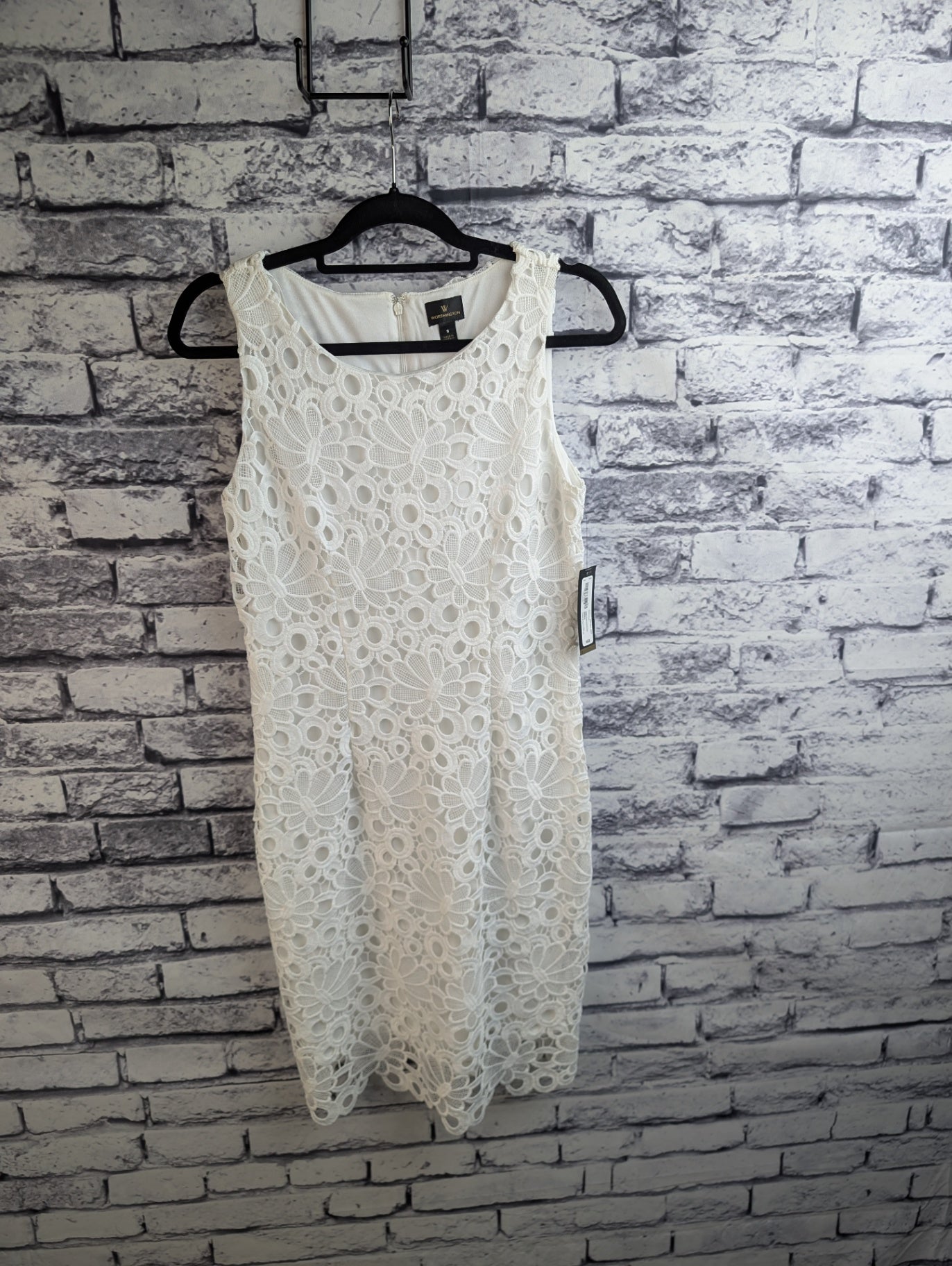 Worthington White Lace Dress