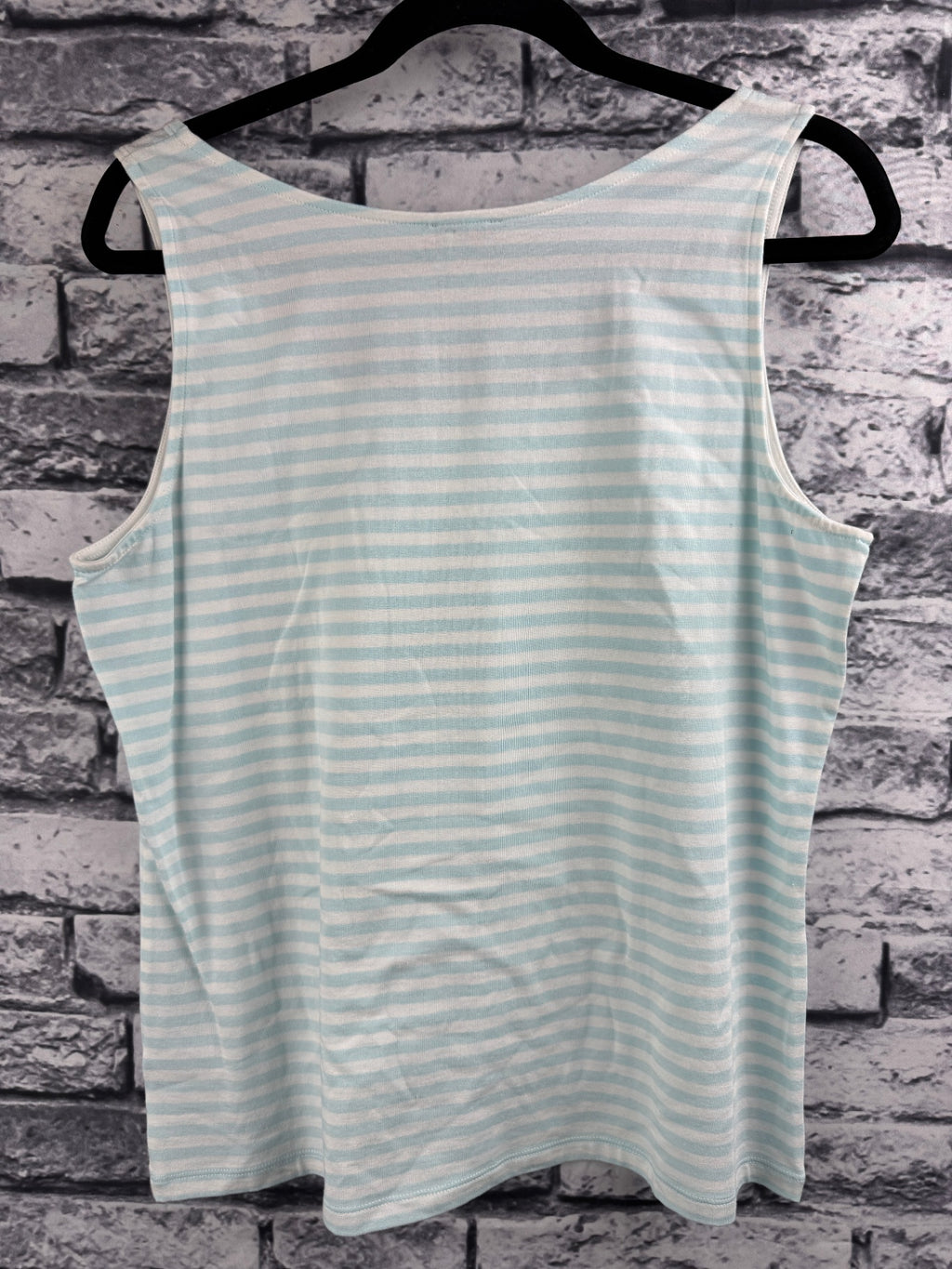 Talbot's Striped Scoop-Neck Tank
