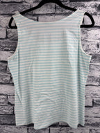 Talbot's Striped Scoop-Neck Tank