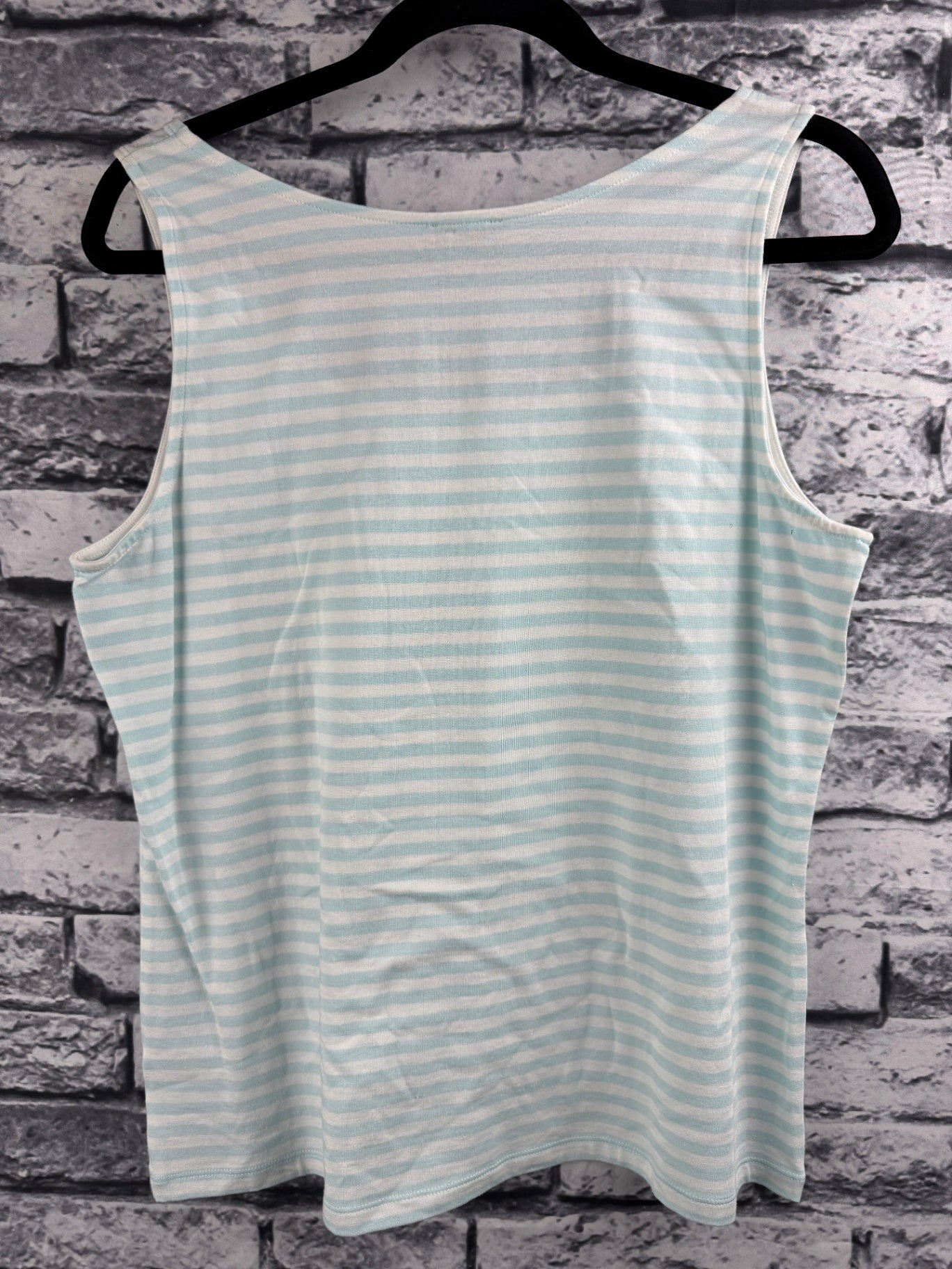 Talbot's Striped Scoop-Neck Tank