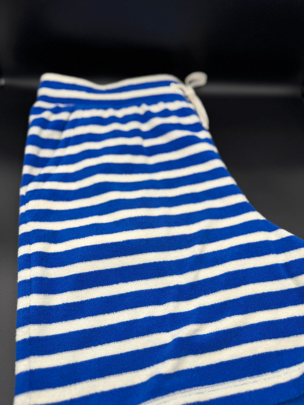 Talbots Blue Striped Terry Cloth Shorts